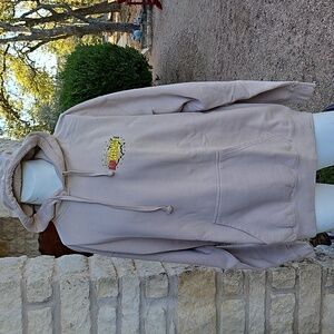 Random Golf Club Thick Tan Cotton Hoodie Sweatshirt XL Mad Scramble Tour